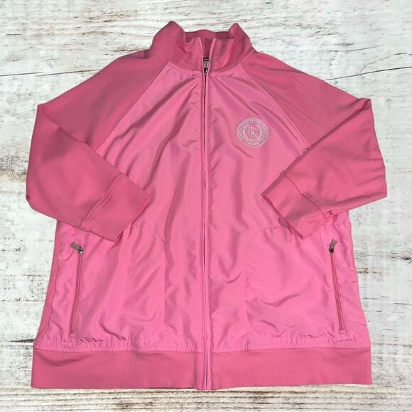 Ralph Lauren Active Pink Zippered Jacket Size 1X - Picture 1 of 8